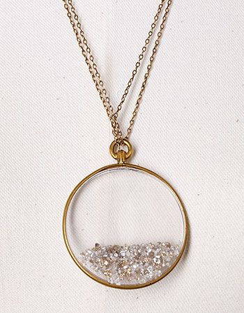 diamond shaker necklace
