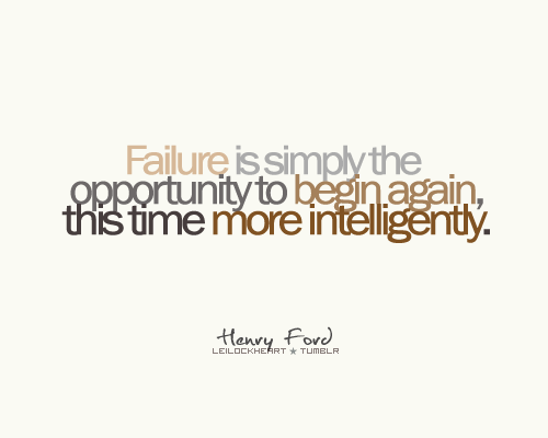 failure..
