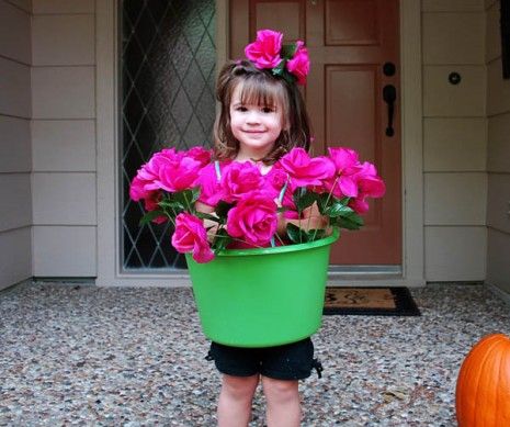 flowerpot girl costume
