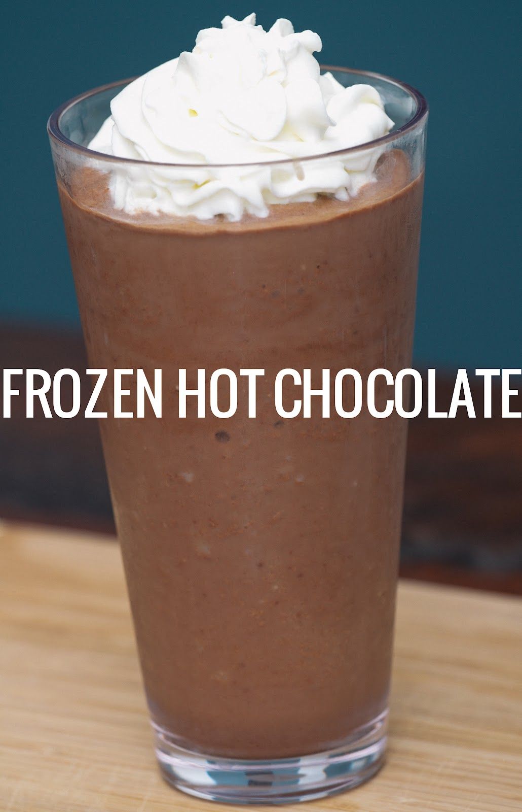 frozen hot chocolate – recipe from Serendipity Cafe in NYC. Gotta try!