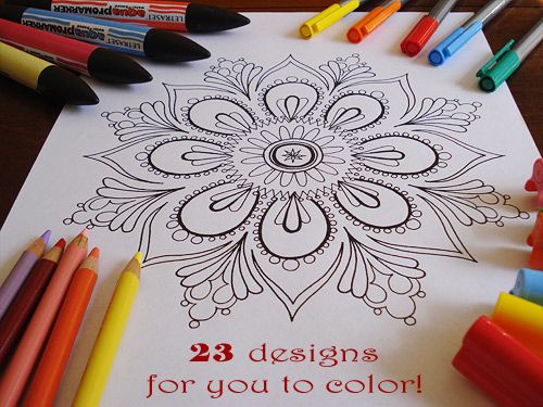 grown-up printable coloring pages, sounds like good therapy.
