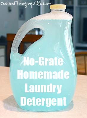 homemade laundry detergent
