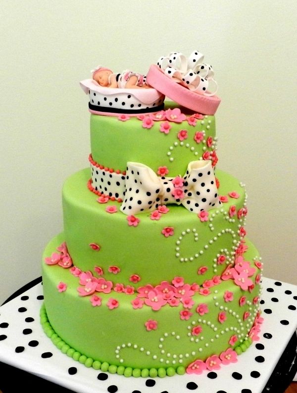 its a girl!- Baby shower cake