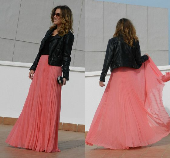 long skirt- pink