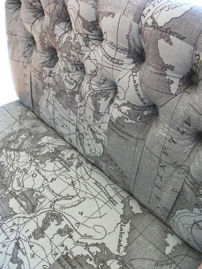 map fabric?!  map chair?  map swoon.