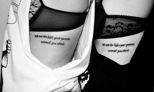 matching tattoos | Tumblr