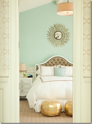 mint bedroom