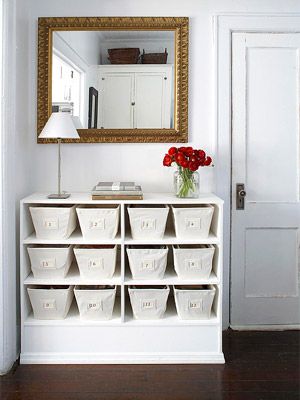 old dresser painted with no drawer fronts.