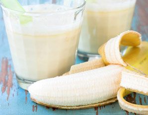 peanut butter banana smoothie..