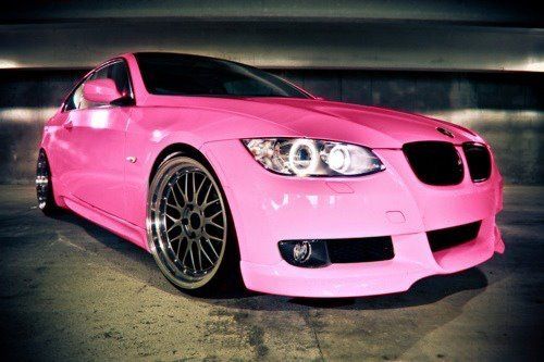 pink bmw