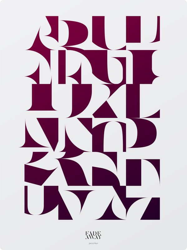 posters tipograficos de Aron Jansco