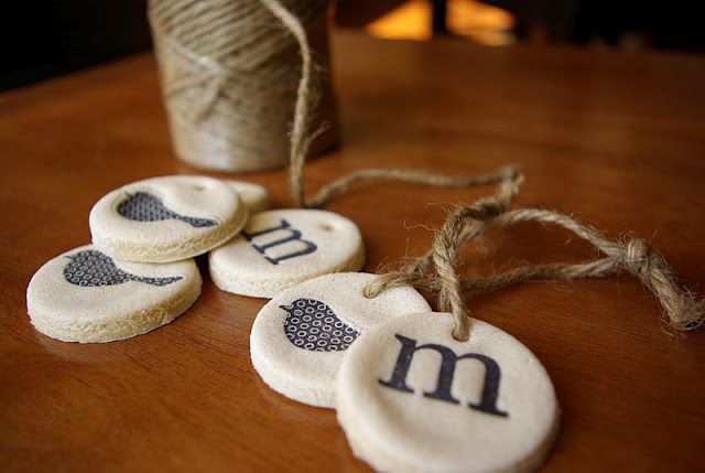 salt dough tags