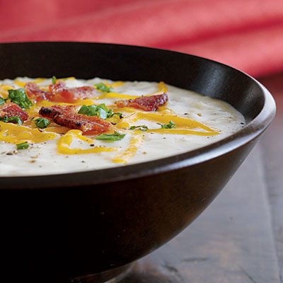 serious comfort food: baked potato soup