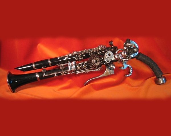 steampunk gun #steampunk