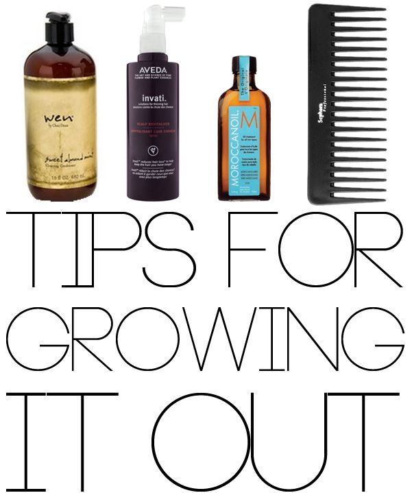 tips for growing out your hair.