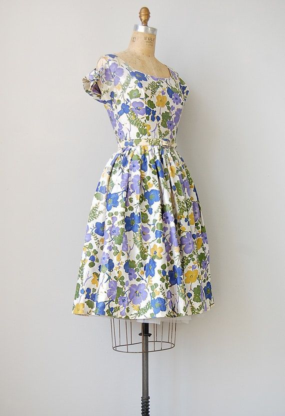 vintage 1950s dress. vintage dress.