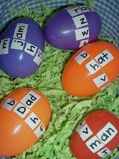 word family eggs…awesome for phonics instruction!!!