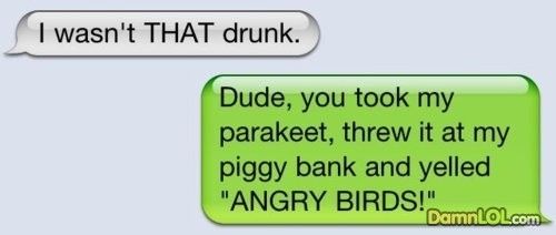 18 'I Wasnt That Drunk!' Texts. Sooo funny