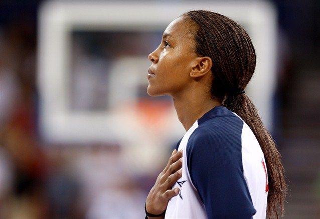 2012 USA Olympic Women's Bsktball team member, Tamika Catchings, forward