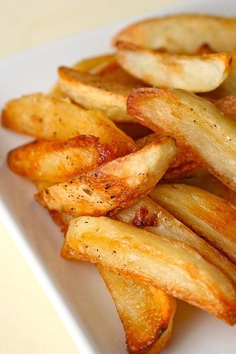 A "perfect" technique for baked oven fries.  Seriously perfect techniq