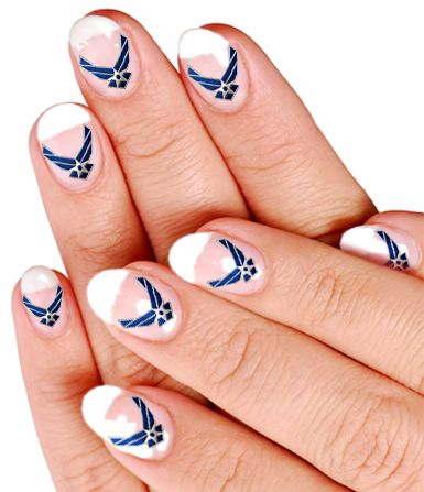 Airforce Logo nail decals