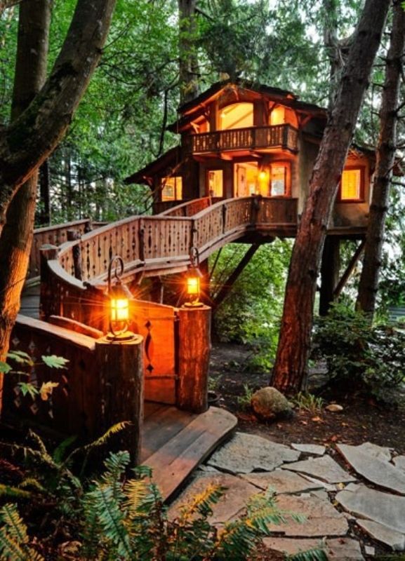 Awesome tree houses!