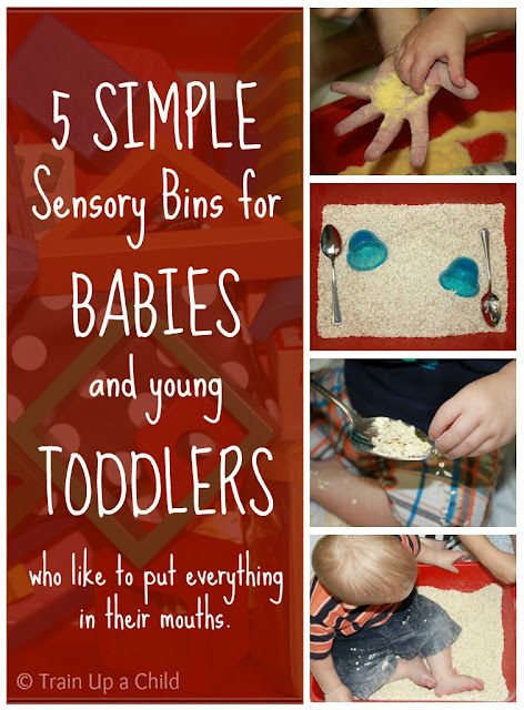 Baby Sensory Bins