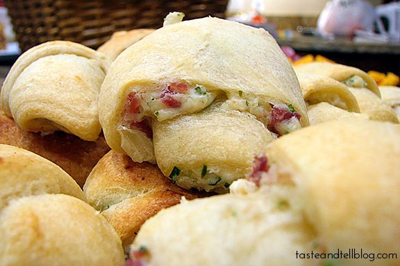 Bacon Appetizer Crescents recipe for New Years Eve