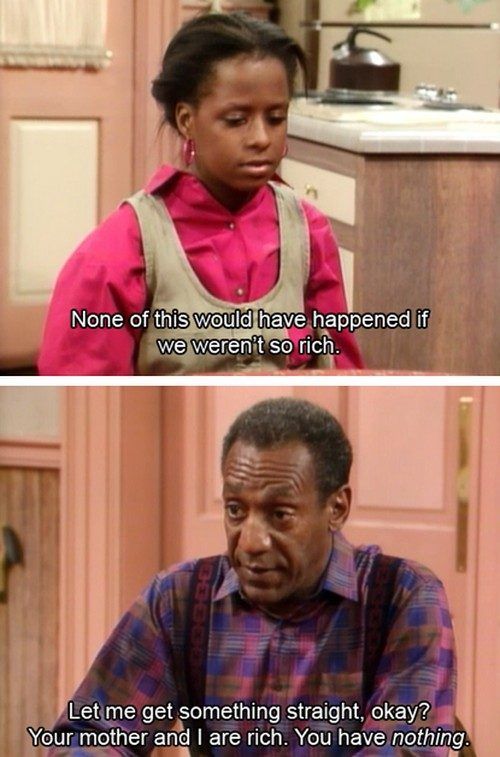 Bill Cosby….always knows what to say.