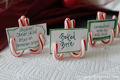 Candy Cane holder for Christmas Parties