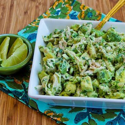Chicken and Avocado Salad with Lime and Cilantro