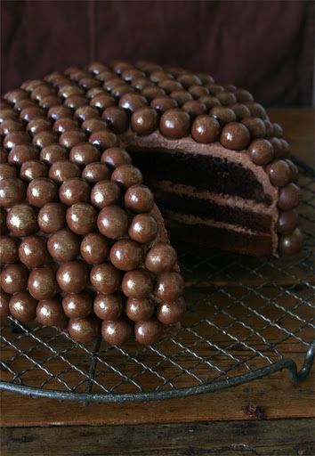 Chocolate Malt Ball Cake (Must Make for Dad’s B-day)