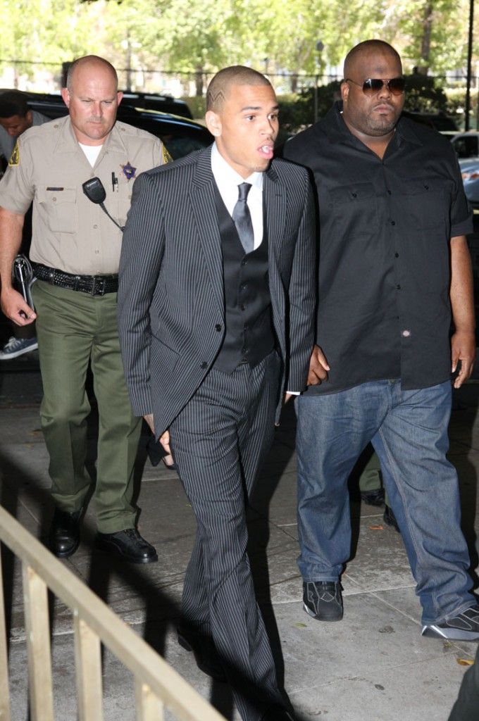Chris Brown is sentenced in Rihanna beating