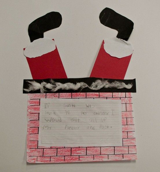 Christmas craft ideas with kids- santa