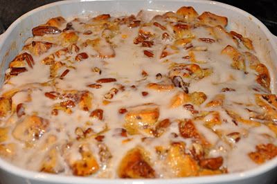 Cinnamon Roll Casserole – because Christmas morning breakfast is all about decad