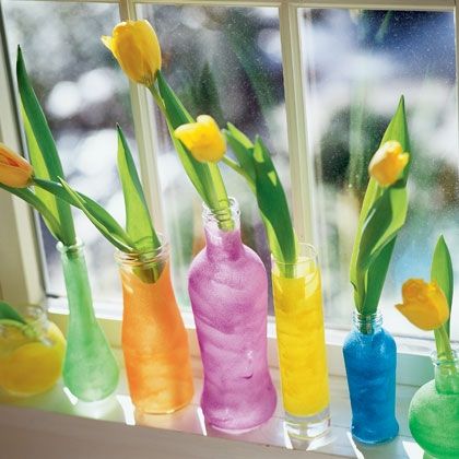 Crafts: Colored-Sand Vases