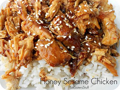 Crockpot sesame chicken