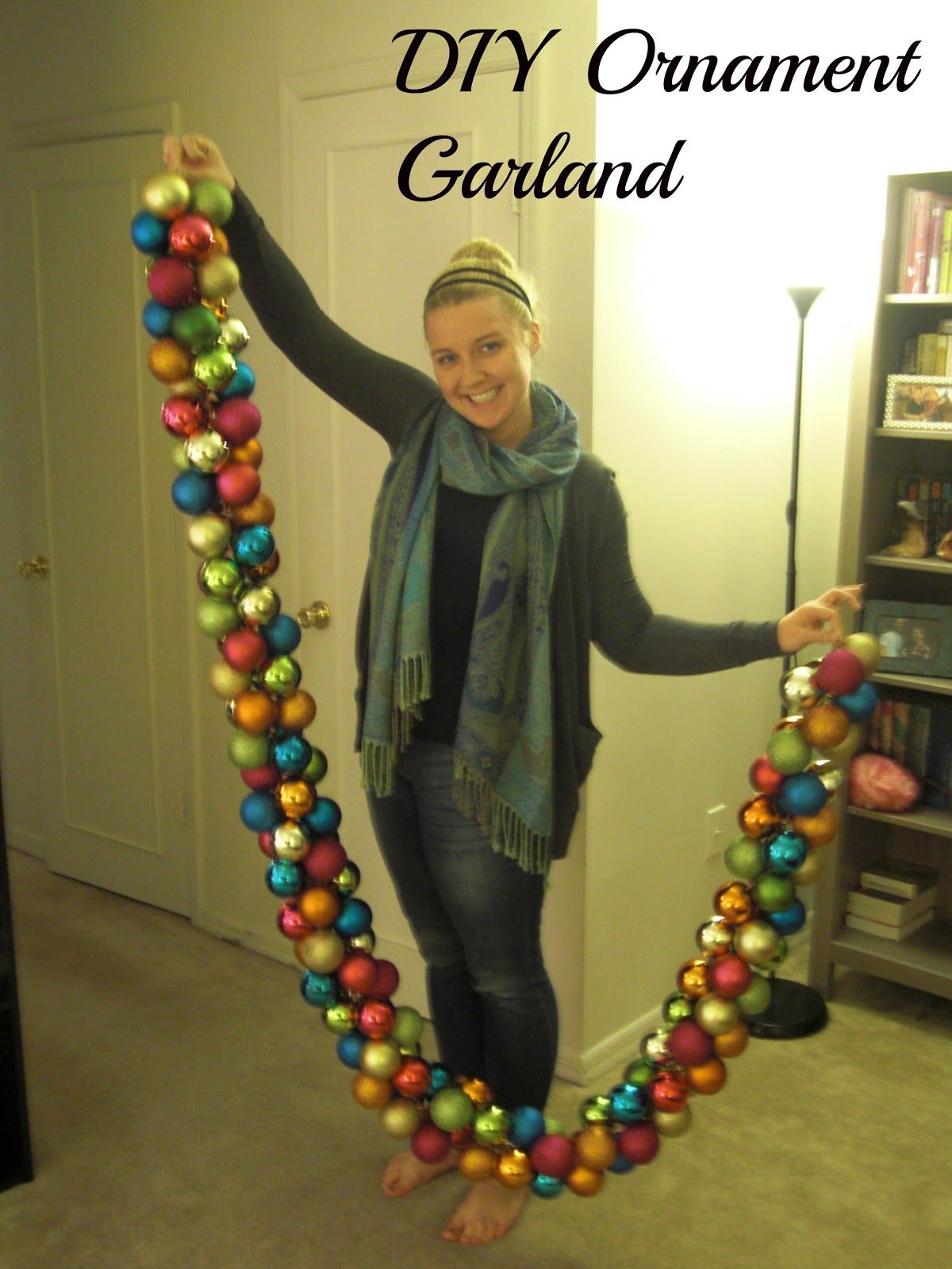 DIY Holiday Ornament Garland