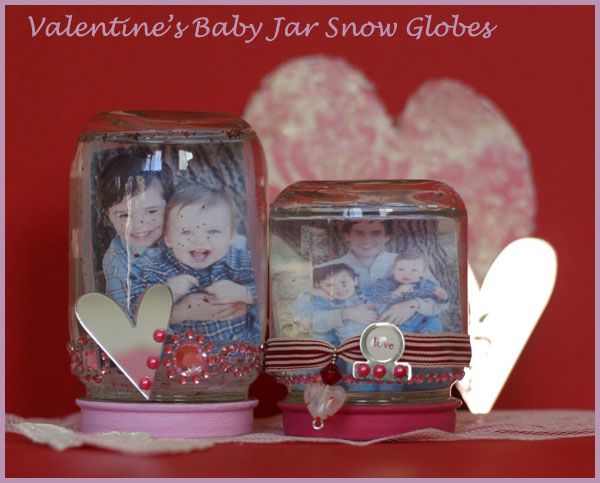 DIY Picture snow globes