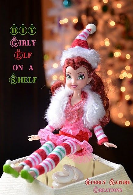 DIY girl elf on the shelf by angela