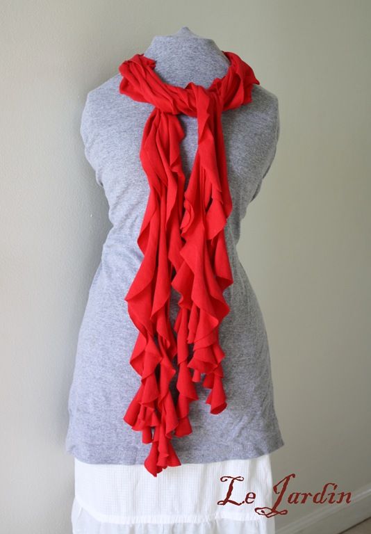 DIY scarfs,  no sewing!!