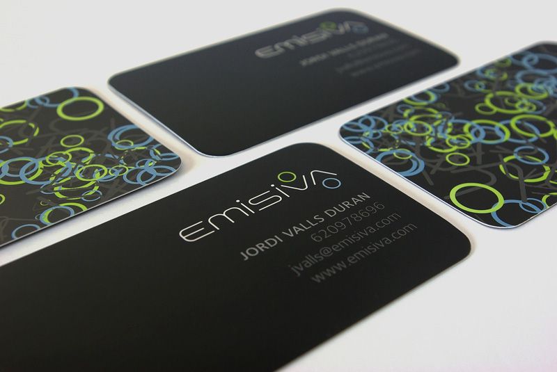 Emisiva business cards – Business Cards – Creattica