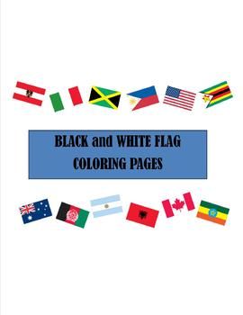 FREEBIE! World Flag Coloring Sheets