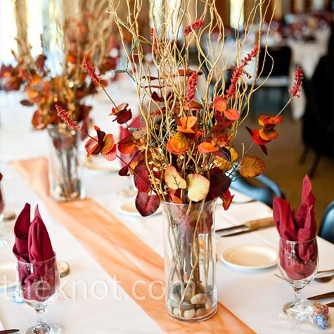 Fall wedding table