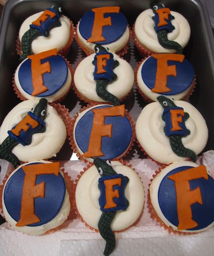 Florida Gators Cupcakes