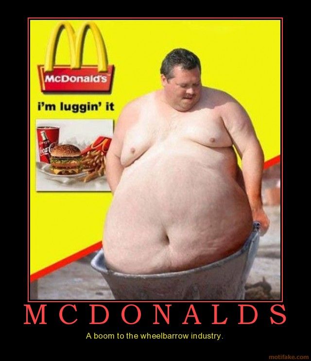 Funny Mcdonalds Fat Guy