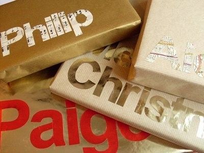 Gift wrap christmas
