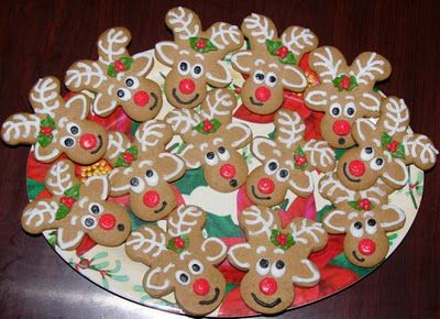 Gingerbread Reindeer cookies