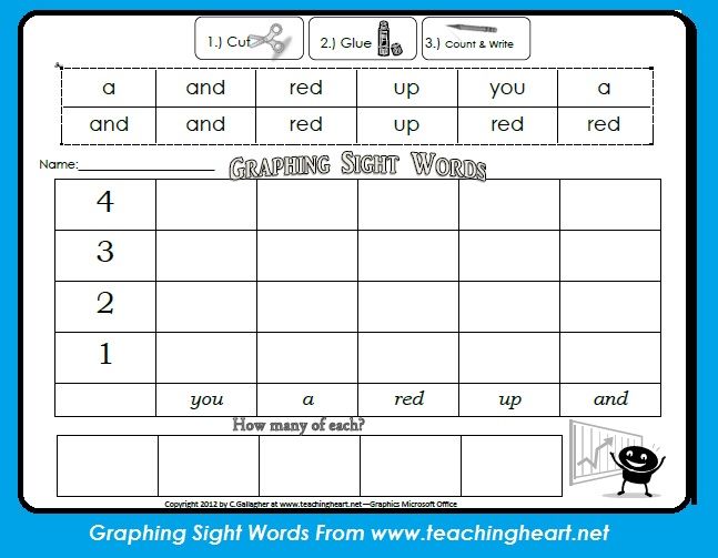Graphing Sight Words