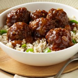 Hawaiian Meatballs and Rice… Get a taste of Hawaii with this tender meatball r